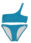 Shirel bleu - Bikini une bretelle
