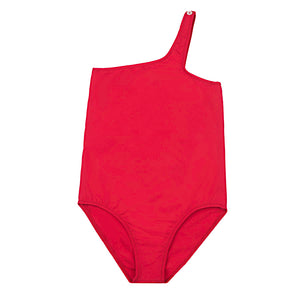 Gina One strap swimsuit - Red