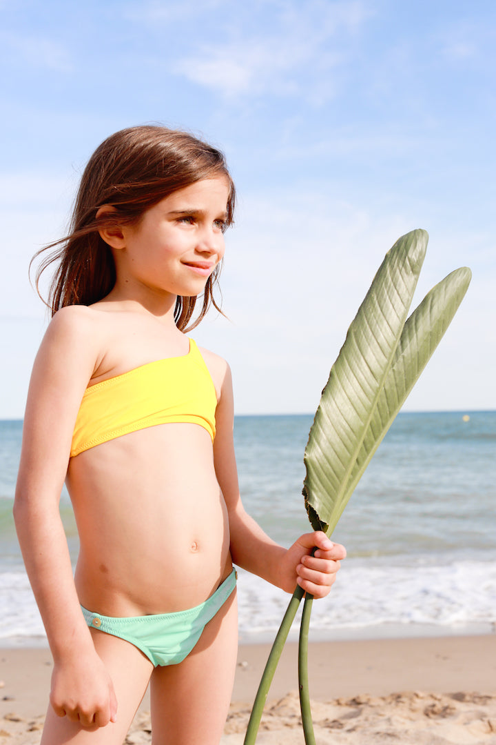 Shirel Sun Tropical Blue - One shoulder bikini
