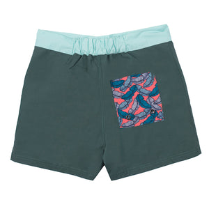 Sidney Fitted Trunk short - Khaki