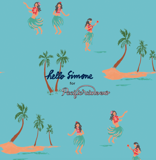 Lisa Maillot de bain une pièce - Aloha - Hello Simone X Pacific Rainbow