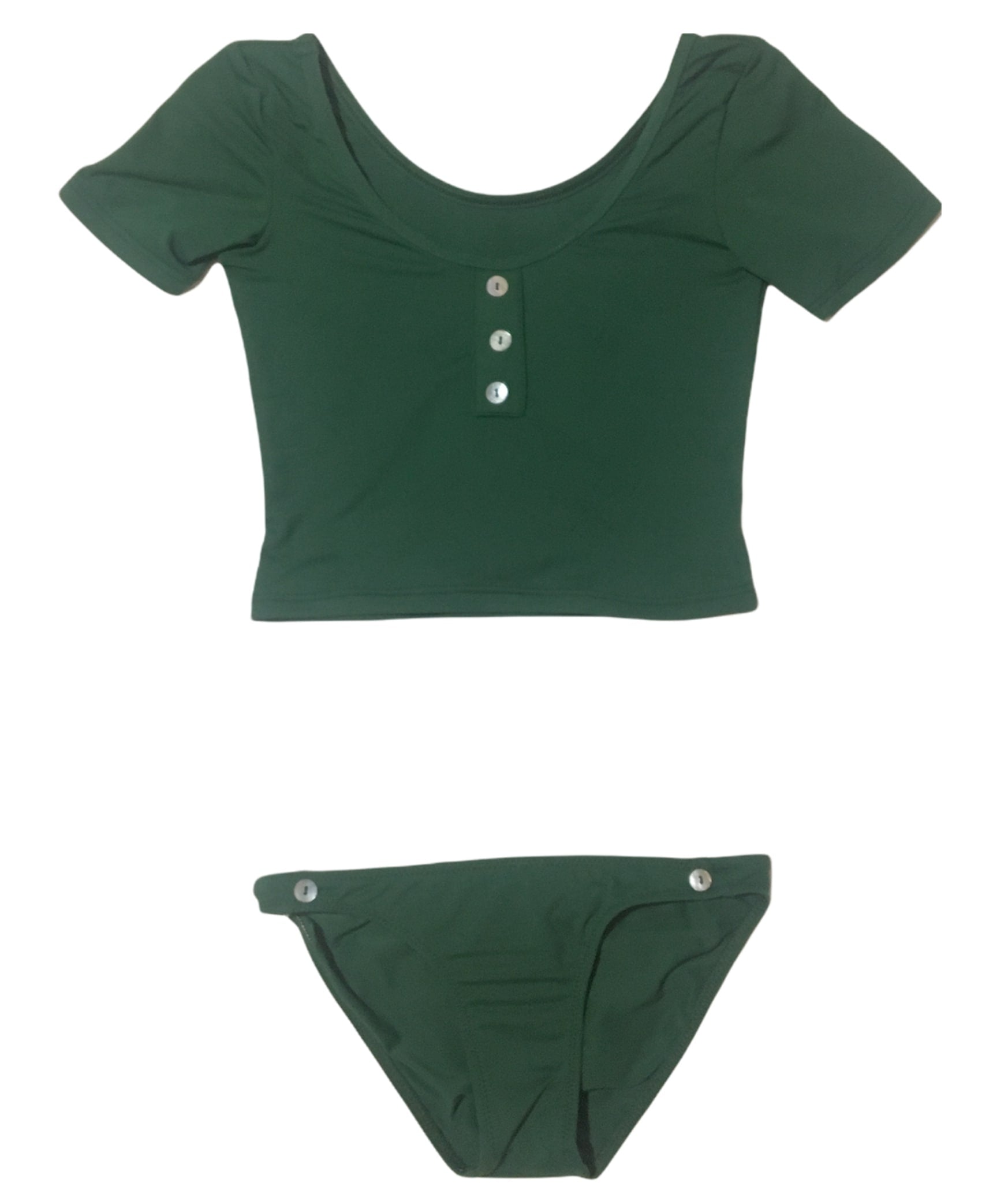Solange Bikini crop top - vert