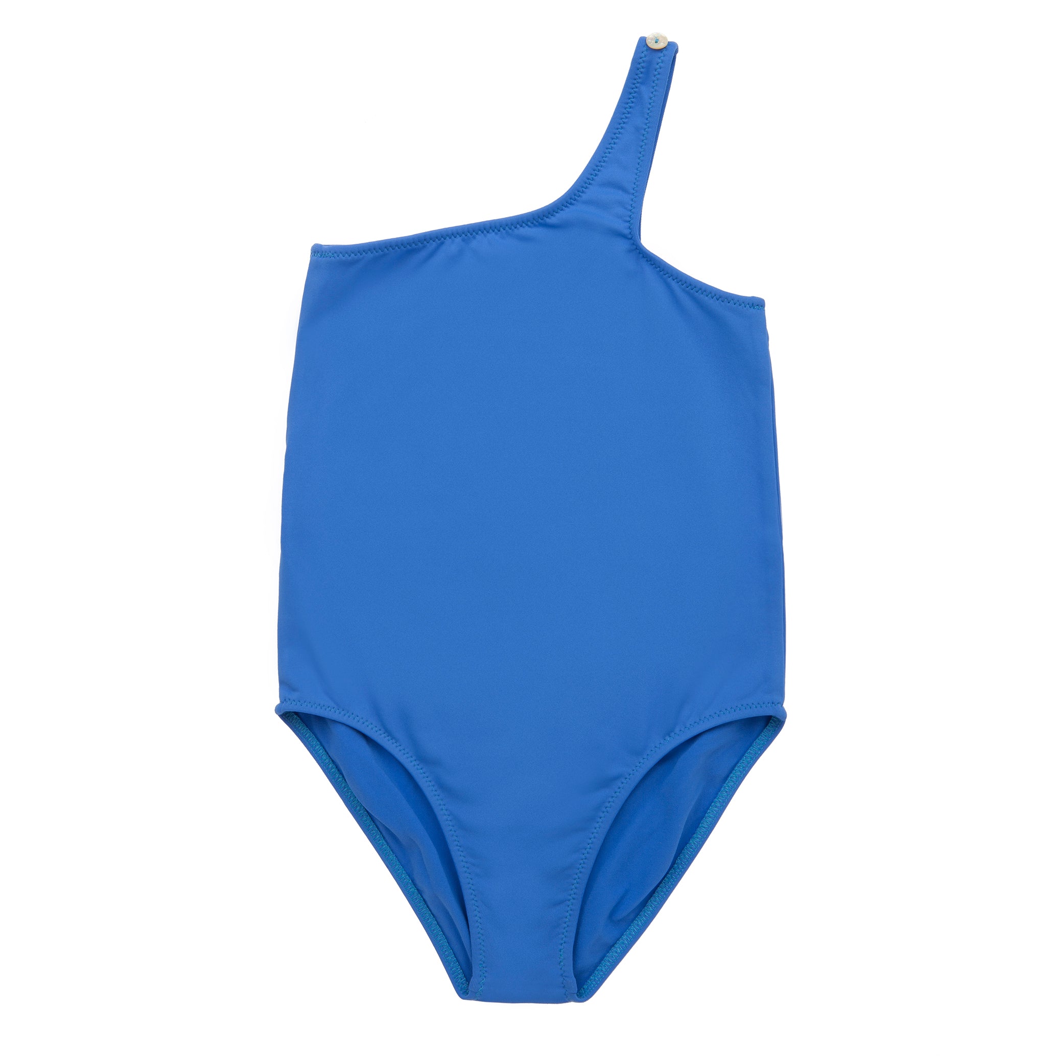 Gina One strap swimsuit - Ocean blue